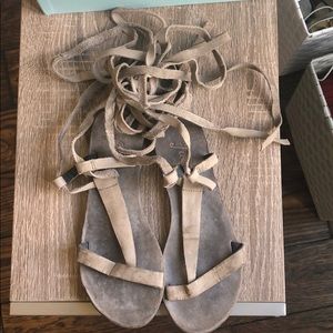 Free people wrap up sandals